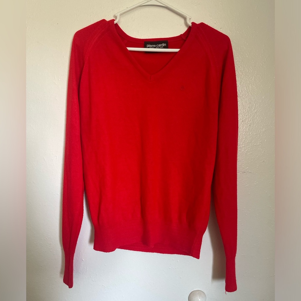 #13 PIERRE CARDIN SOFT B NECK PULLOVER SWEATER